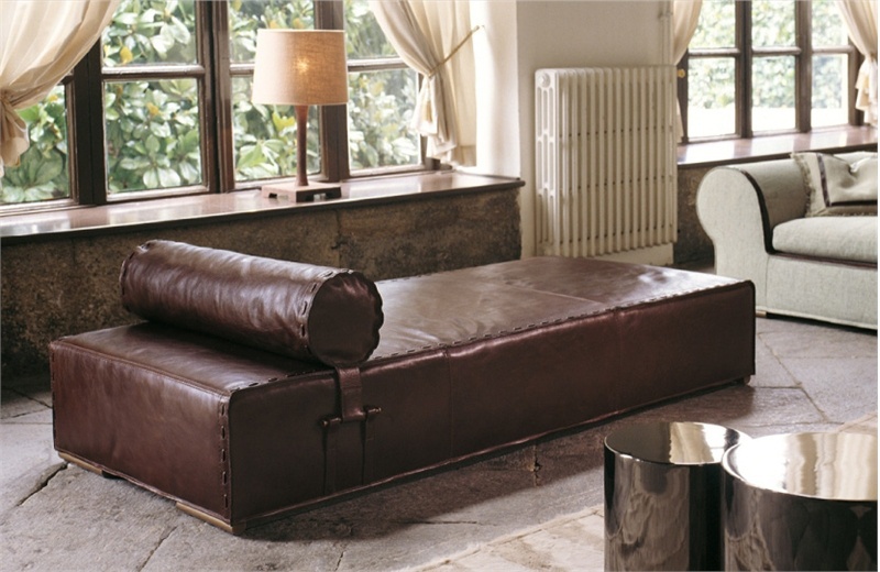 Daybed made of solid wood Gold, Longhi