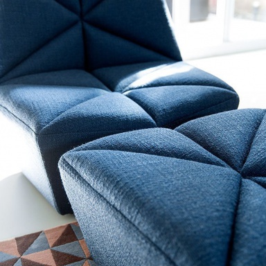 Chair with Ottoman Gossip