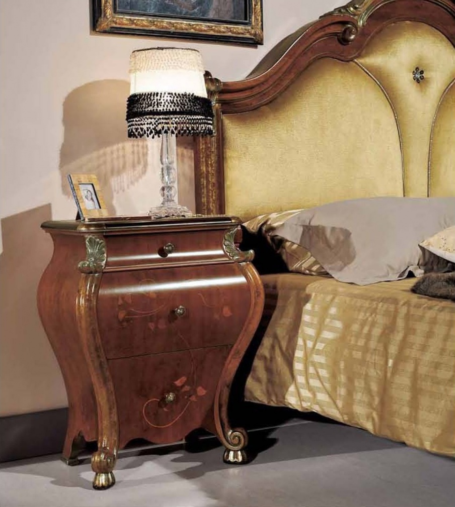 Bedside table with drawers, Mirandola Export