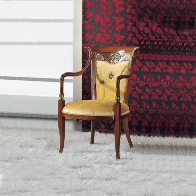 Chair with armrests Mirandola Export