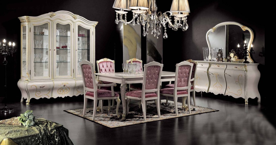 Living room (sofa set) with inlaid Swarovski, Mirandola Export 