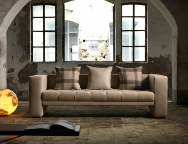 Sofa with wooden frame Tubby, Domingo Salotti