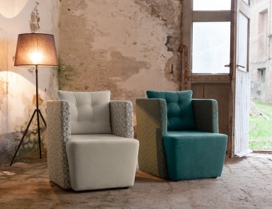 Seat with concealed frame Artibella, Domingo Salotti