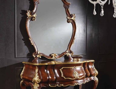 The console is natural wood Veneziana, Scappini & C