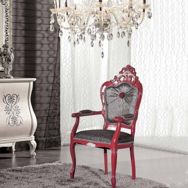 Chair with armrests Mirandola Export