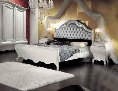 Bedroom (Suite bedroom) with inlaid Swarovski stones, Mirandola Export
