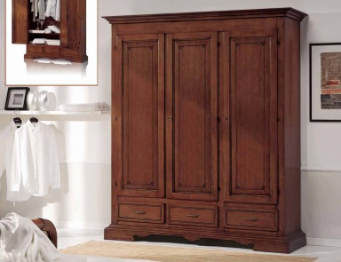 Wardrobe with internal shelf, Mirandola Export