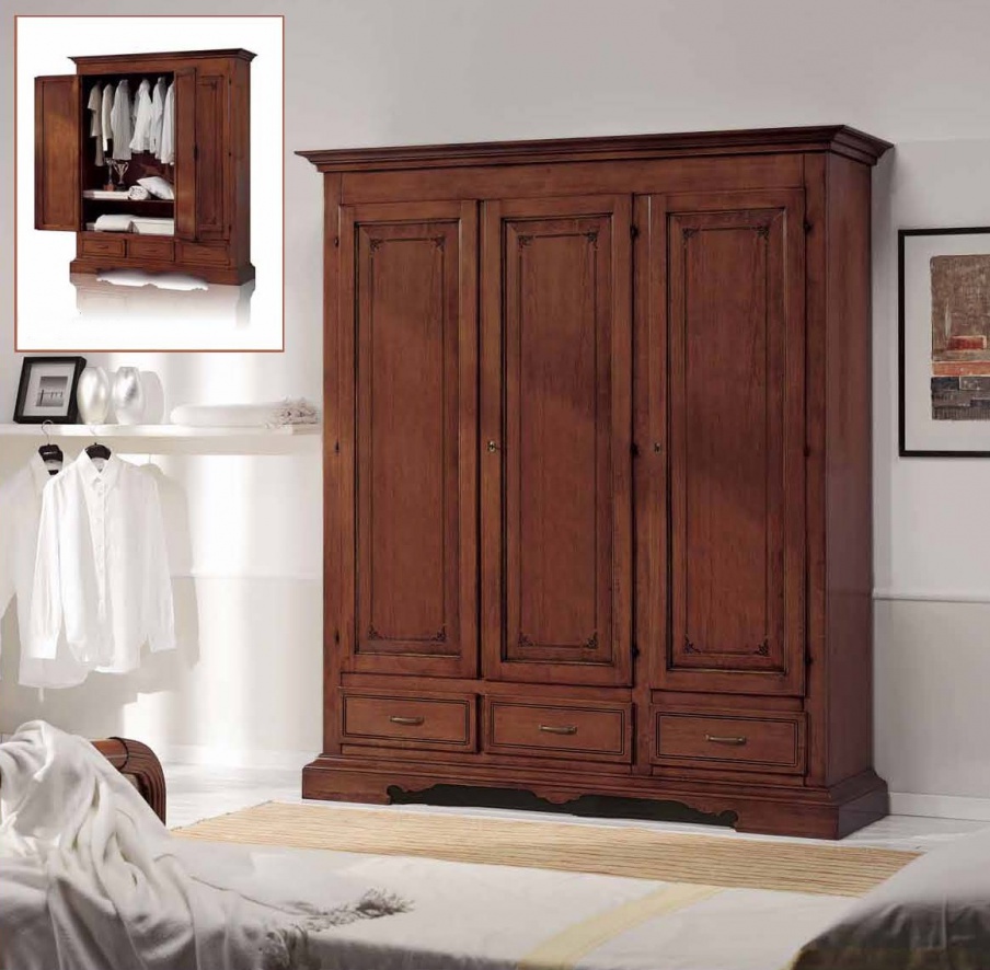 Wardrobe with internal shelf, Mirandola Export