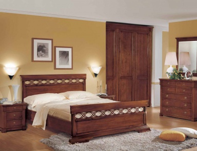 Bedroom (Suite bedroom) with wooden frame, Mirandola Export