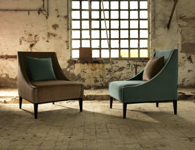 Armchair in fabric Sikka, Domingo Salotti