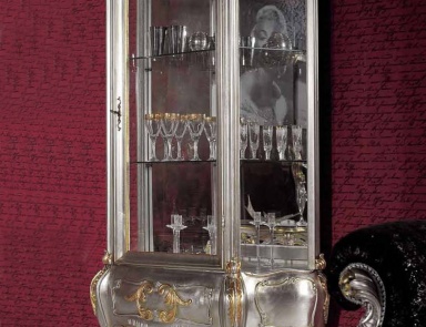 Showcase with decorative ornament, Mirandola Export