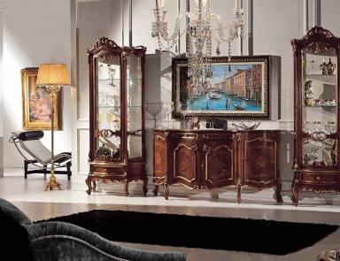 Living room (sofa set) with carved pattern, Mirandola Export