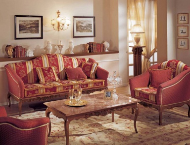 Living room (sofa set) with coffee table, Mirandola Export