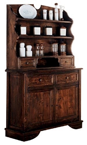 The three-tiered sideboard made of solid wood, Maggi Massimo