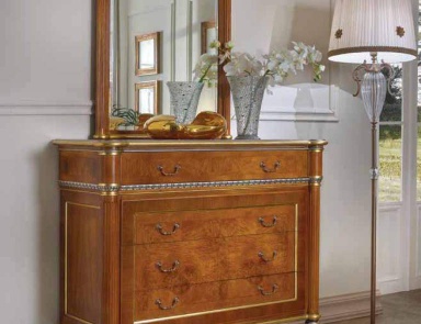 A chest of drawers made from natural wood, Scappini & C