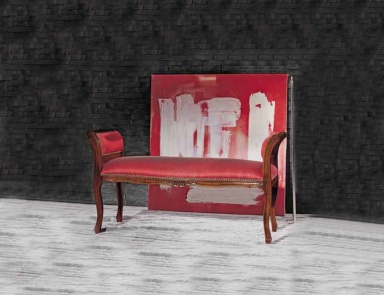 Bench with padded arms, Mirandola Export