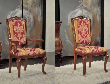 Chair in a classic style, Mirandola Export (chair with textile upholstery)
