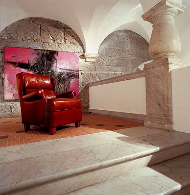 Armchair upholstered in leather Autumn Rithms, Mascheroni