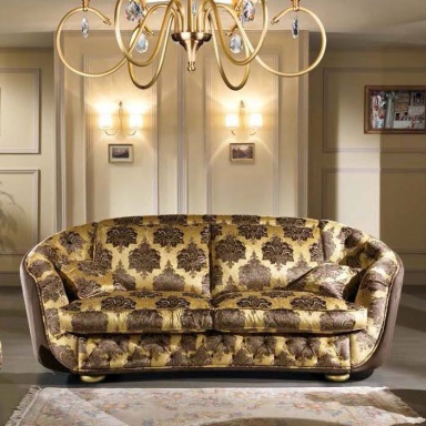 Two seater sofa Gold