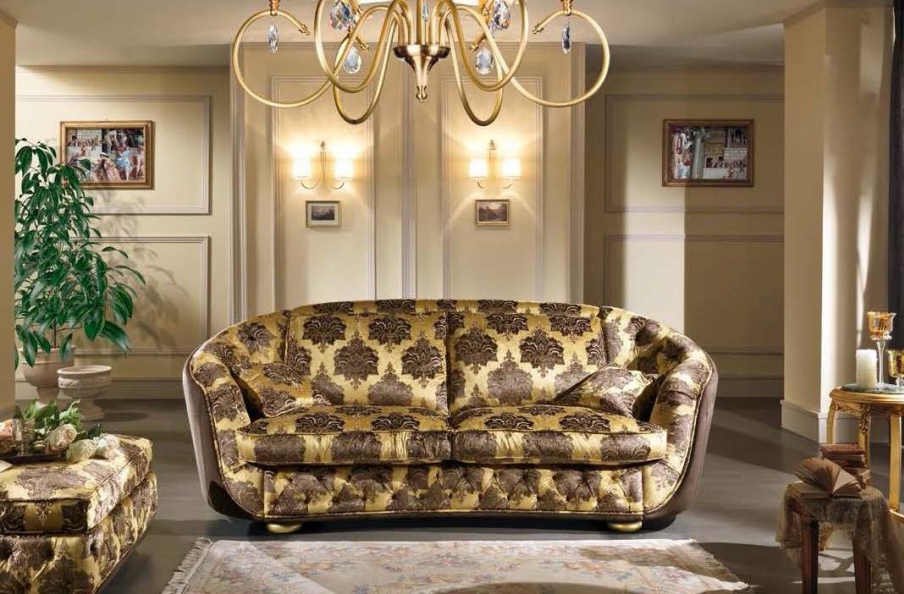 Two seater sofa Gold, Essepi