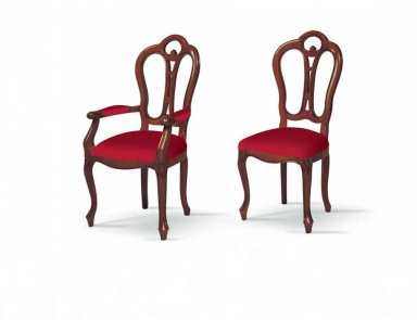 Chair with decorative backrest, Mirandola Export
