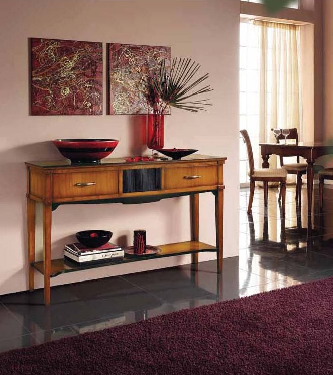 Console with secret drawer, Mirandola Export