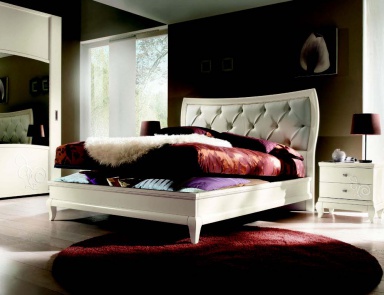 Bed with drawer and high headboard Mir?, Arve Style (glamorous furniture)