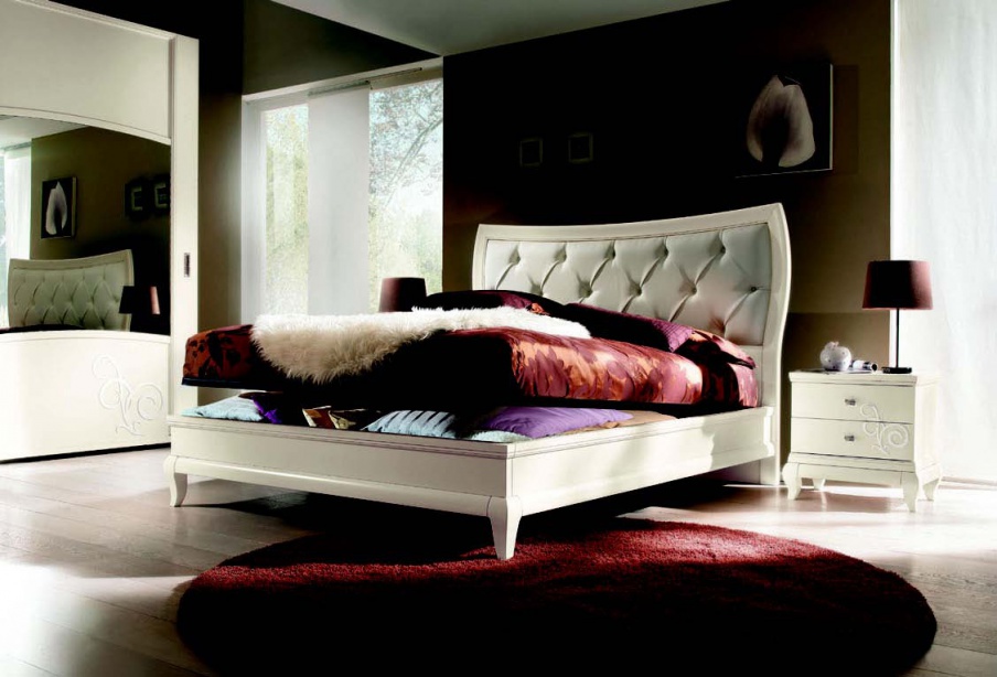Bed with drawer and high headboard Mir?, Arve Style