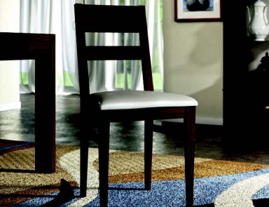 Chair in walnut veneer shade tobaco Giselle, Arve Style