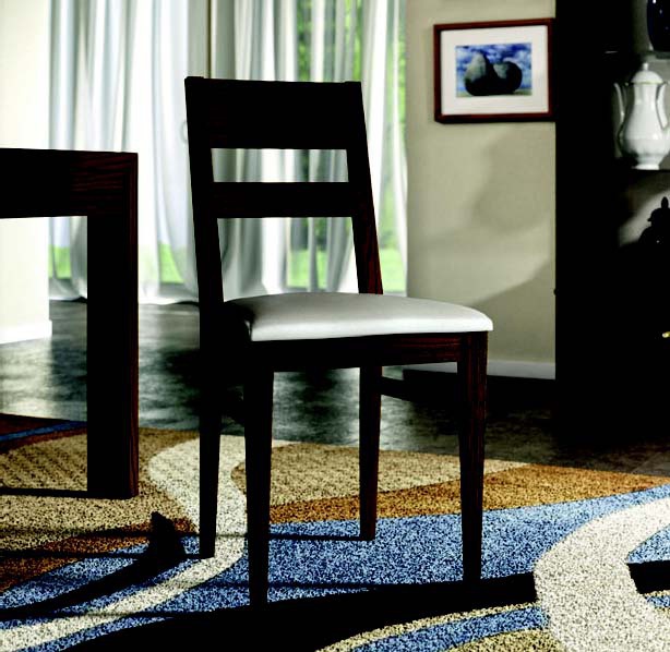 Chair in walnut veneer shade tobaco Giselle, Arve Style