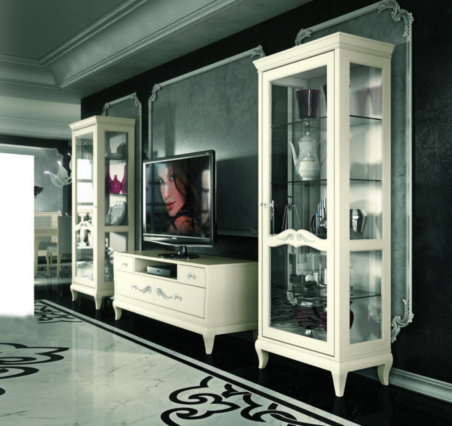 Sofa set in a glossy lacquer shade pearl Mir?, Arve Style.