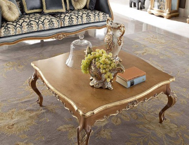 Coffee table with carved legs Bella Vita Modenese Gastone