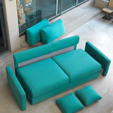 The modular sofa Leslie