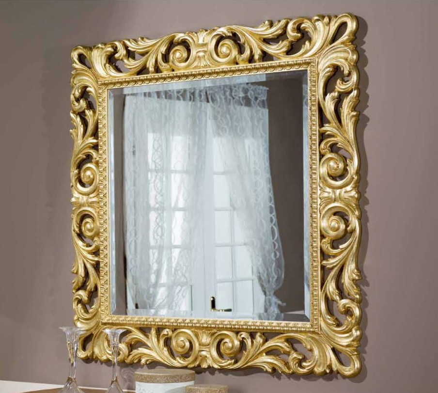 Mirror in square frame, Mirandola export