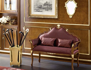 Sofa with a frame made of solid wood Bella Vita Modenese Gastone 