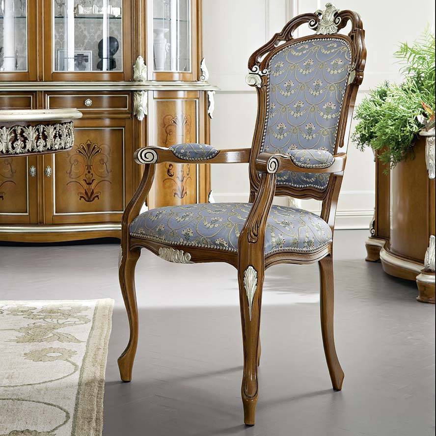 Chair with a frame made of solid wood Bella Vita Modenese Gastone