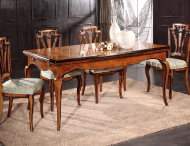 Set for the dining room in glossy veneer Gabriel, Arve Style