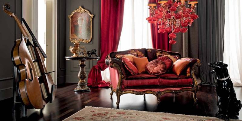 Living room (sofa set) Casanova, Modenese Gastone