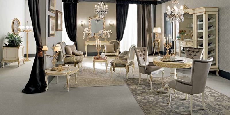 Living room (sofa set) Casanova, Modenese Gastone