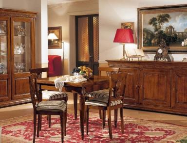 Dining room (dining set) in a classical style, Mirandola Export 
