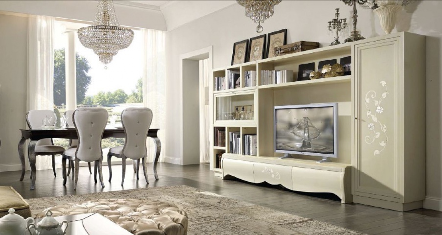 Set for the dining room shade ivory ornament New Romantic, Arve Style