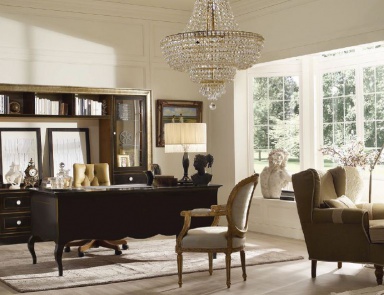 Set to Cabinet in black lacquer and leather New Romantic, Arve Style