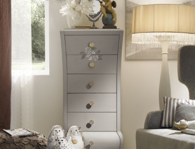 Dresser with 6 drawers New Romantic, Arve Style