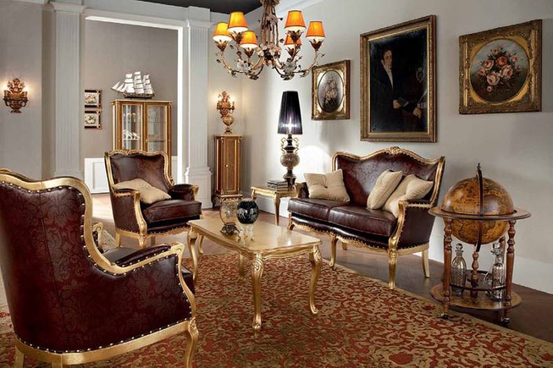 Living room (sofa set) Casanova, Modenese Gastone