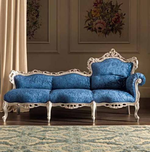 Daybed with frame of solid wood Villa Venezia, Modenese Gastone