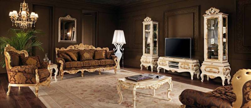 Living room (sofa set), Villa Venezia, Modenese Gastone