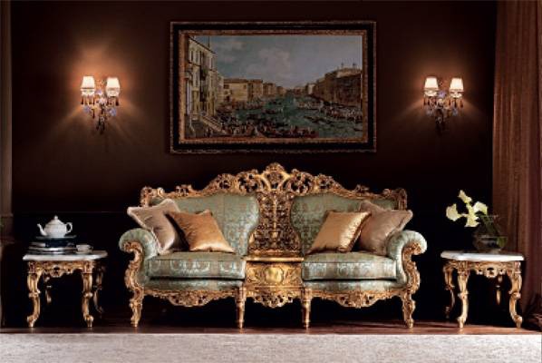 Living room (sofa set), Villa Venezia, Modenese Gastone