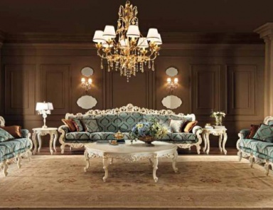 Living room (sofa set), Villa Venezia, Modenese Gastone