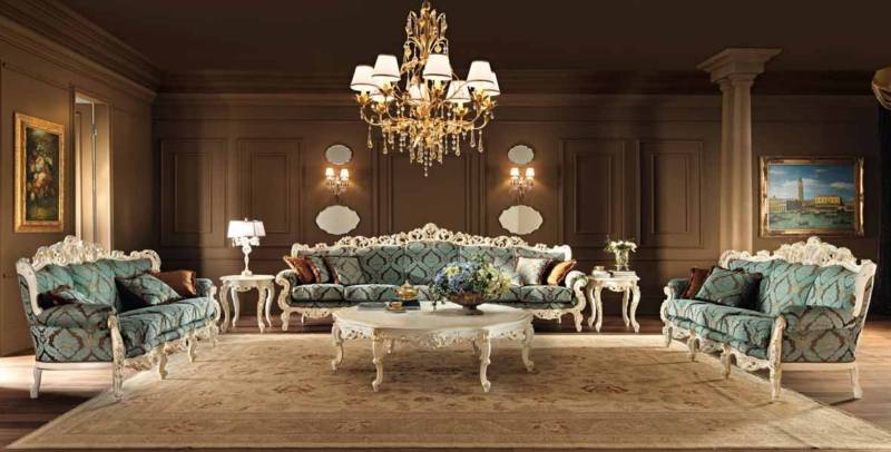 Living room (sofa set), Villa Venezia, Modenese Gastone