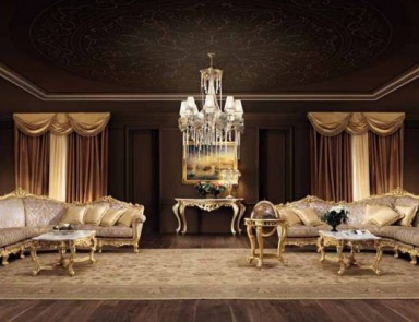 Living room (sofa set), Villa Venezia, Modenese Gastone